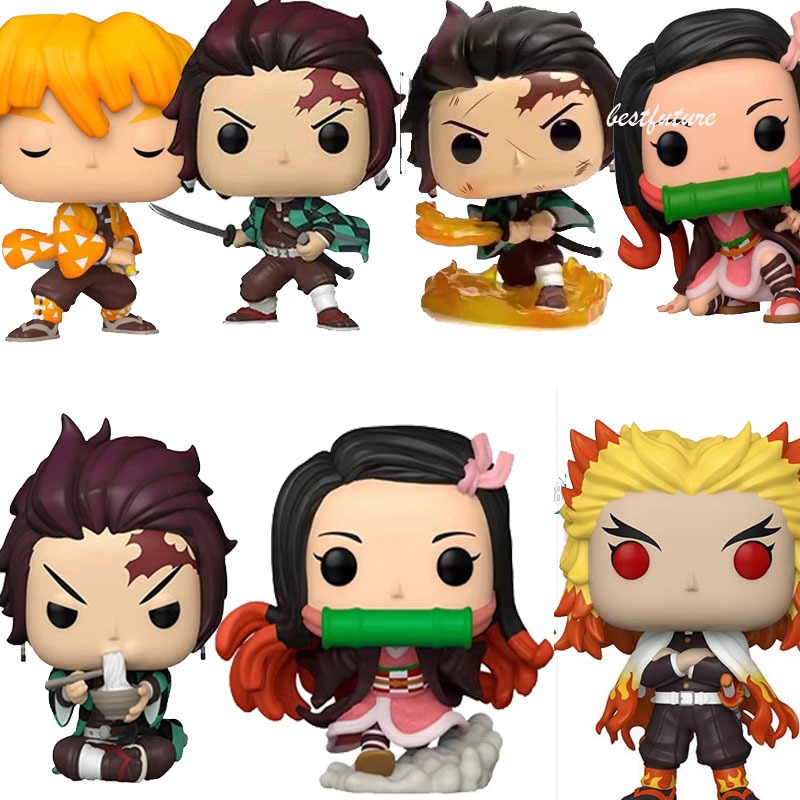 Funko pop Quỷ salyer kyoujurou rengoku #1308 Mô Hình Nhân Vật tanjiro nezuko zenitsu