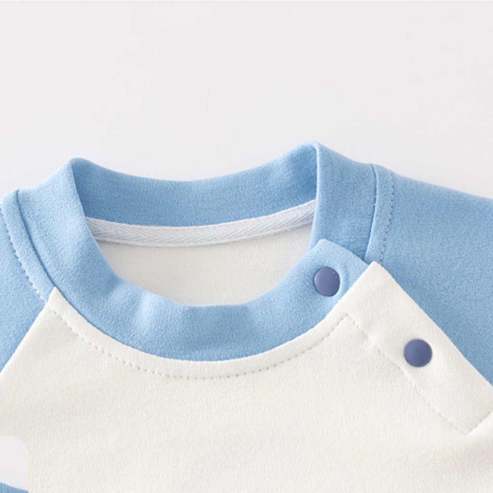 Áo Liền Quần Tay Dài In Hình Động Vật Bằng Vải cotton Thời Trang Xuân Thu Dành Cho Bé Sơ Sinh