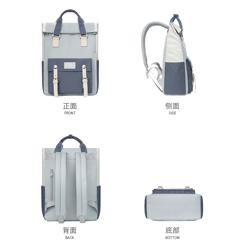 Mr. ace homme Ba Lô Đi Học Laptop 15.6 inch Thiết Kế Nhỏ Nhắn Đơn Giản Dành Cho Nữ Schoolbag