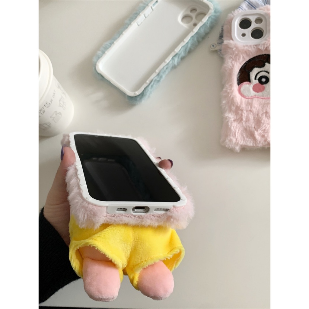 Ốp Điện Thoại Họa Tiết Cậu Bé Bút Chì Cho iphone 13 14 15 pro max