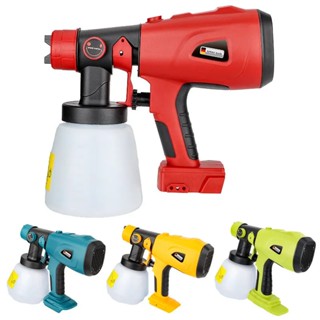 Súng phun điện không dây 800ml cho makita / dewalt / bosch / milwaukee / ryobi 18v 20v pin với 3 mẫu phun sơn phun