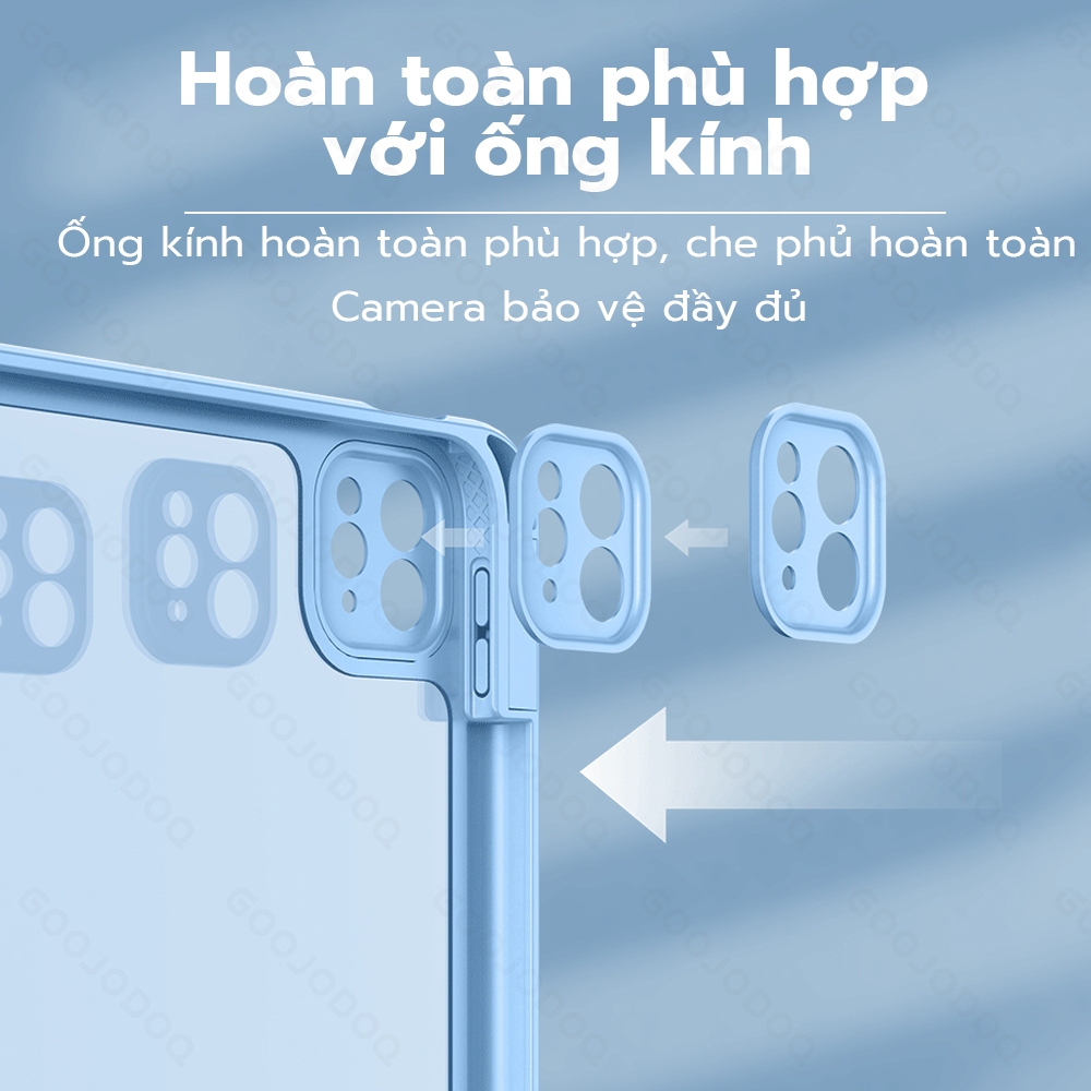 Goojodoq Bao da ipad máy tính bảng  xoay 360 độ thích hợp cho iPad Mini 6 Pro 11 2021 Air 4 2020 10.2 10 2022 10.9 12.9