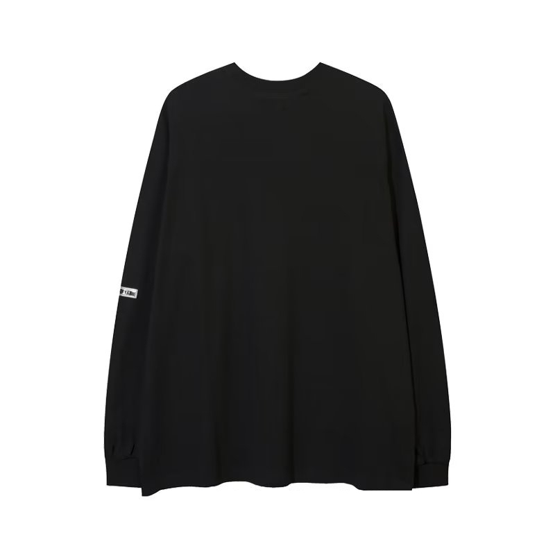 Áo nam Tay Dài Dáng Rộng In Chữ fall of 2023 Phong Cách Mỹ