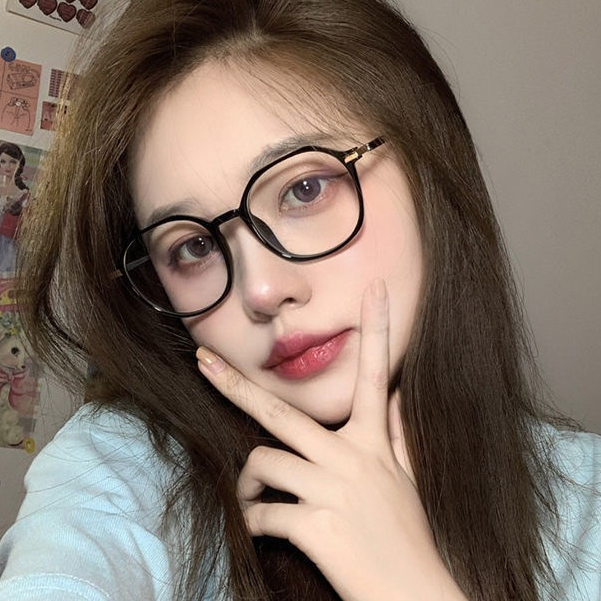 Mắt kính chống bức xạ phong cách thời trang sành điệu Mắt kính gọng tròn phong cách cổ điển thời trang Hàn Quốc, kính mát chống ánh sáng xanh dành cho nam nữ