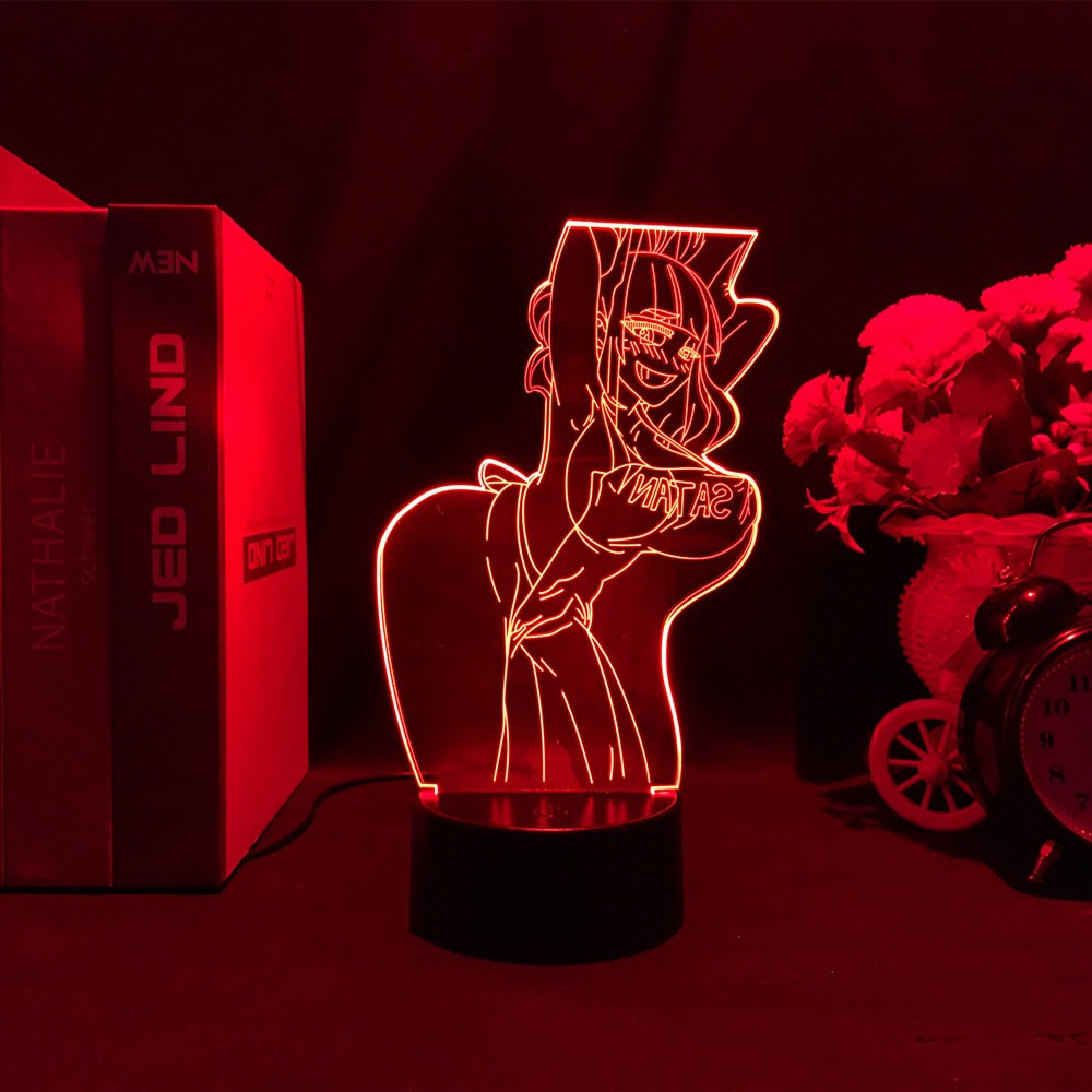 Đèn Ngủ Hình anime my hero Academy himiko toga 3d Quyến Rũ Để Trang Trí Phòng Ngủ