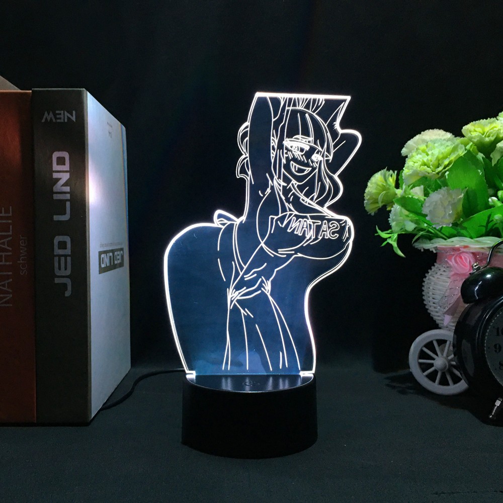Đèn Ngủ Hình anime my hero Academy himiko toga 3d Quyến Rũ Để Trang Trí Phòng Ngủ