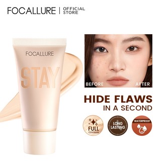 Kem Nền Focallure Che Khuyết Điểm Lâu Trôi Suốt 24 Giờ 20g Kem nền dạng lỏng