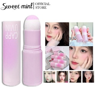 Phấn má hồng dạng thỏi 4 màu Cappuvini đơn sắc mở rộng màu sắc mờ bền màu phấn má hồng học sinh