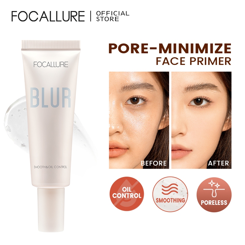 Focallure Kiểm Soát Dầu Thu Nhỏ Lỗ Chân Lông Gel Lót Trang Điểm