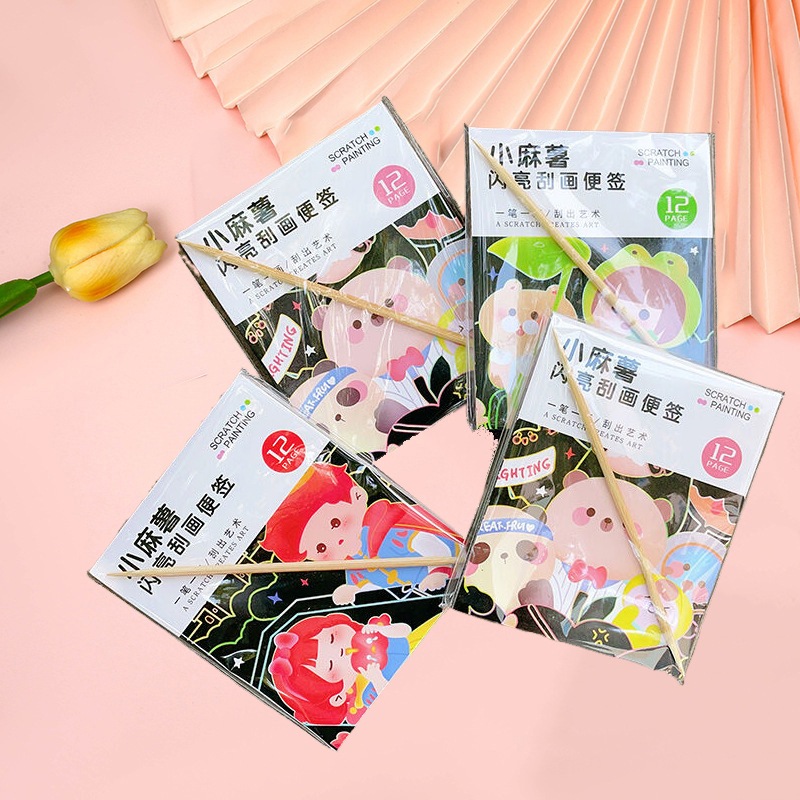 Sổ Tay Vẽ Tranh Sơn Cào Sáng Tạo Nhiều Màu Sắc sg083