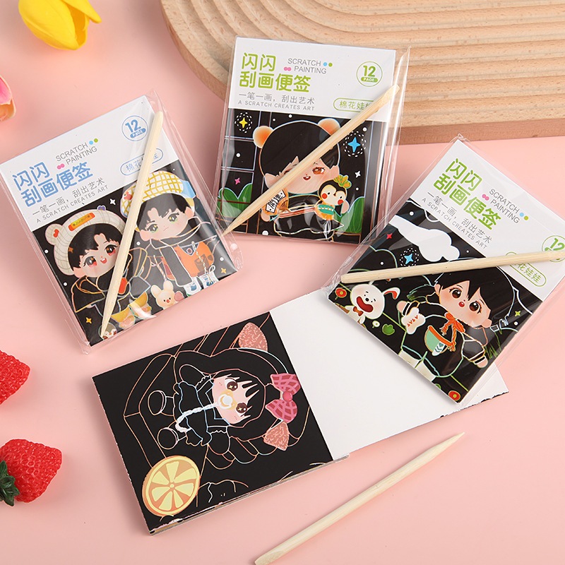 Sổ Tay Vẽ Tranh Sơn Cào Sáng Tạo Nhiều Màu Sắc sg083