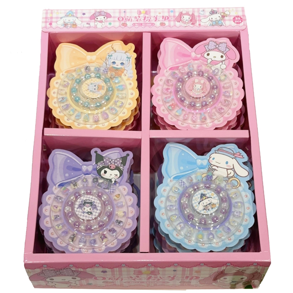 Mới Bộ Miếng Dán Trang Trí Móng Tay Họa Tiết Hoạt Hình Dễ Thương yl171