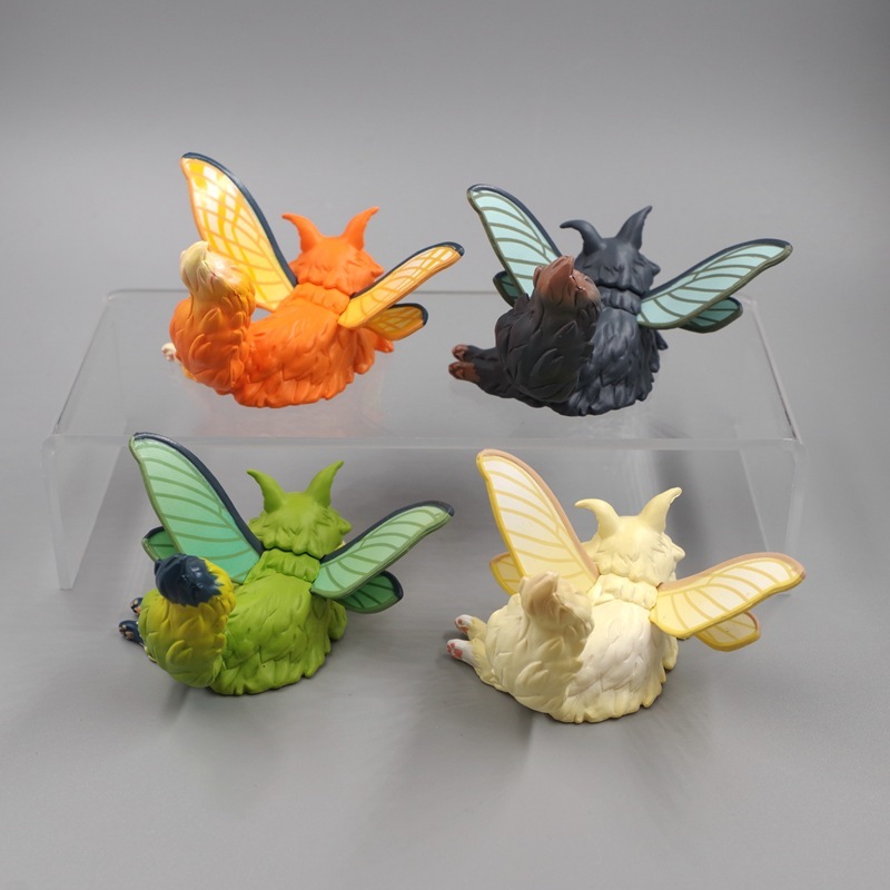 1 Đồ Chơi Lắp Ráp Mô Hình gashapon Nhật Bản 5cm Bằng pvc Hình Mèo Hoạt Hình Để Bàn Trang Trí