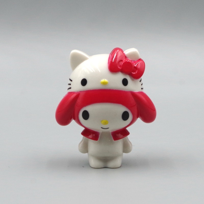 SANRIO Set 4 Mô Hình Nhân Vật Phim Hoạt Hình hello kitty 4-4.5cm