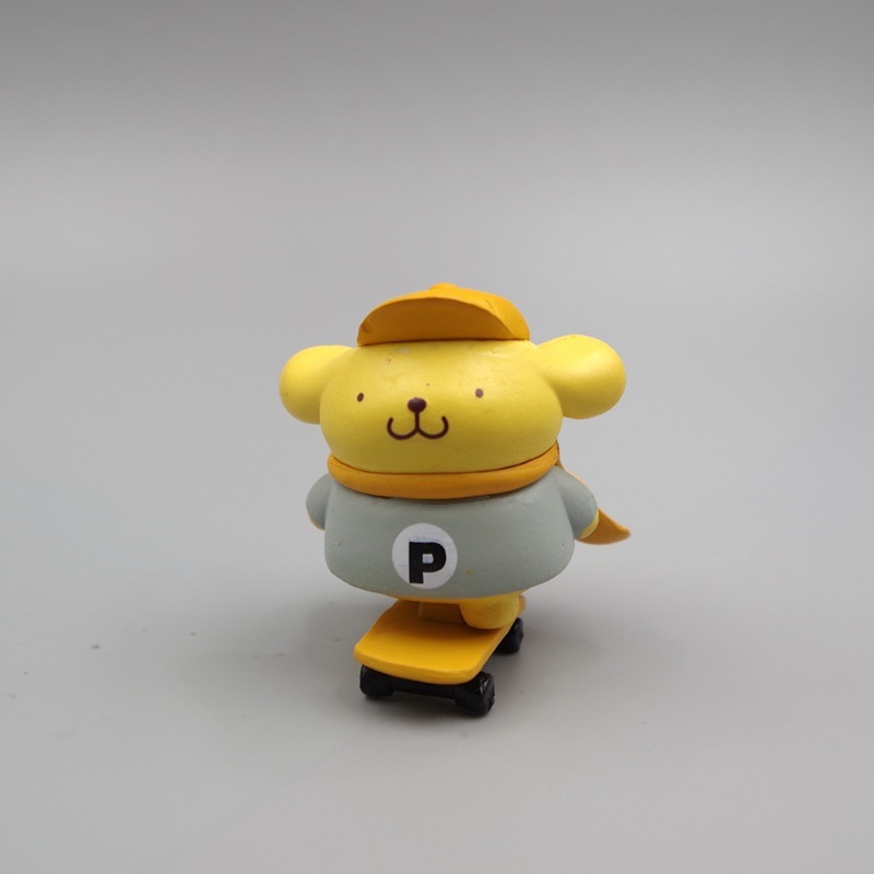 SANRIO Set 4 Mô Hình Mô Phỏng Nhân Vật Phim Hoạt Hình kuromi Poacco Cinnamoroll 2-4cm