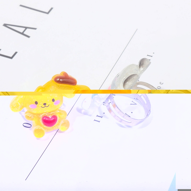 Miumiua🔮SANRIO Nhẫn Đôi Hình Mèo Kuromi Melody Nhật Bản Dễ Thương