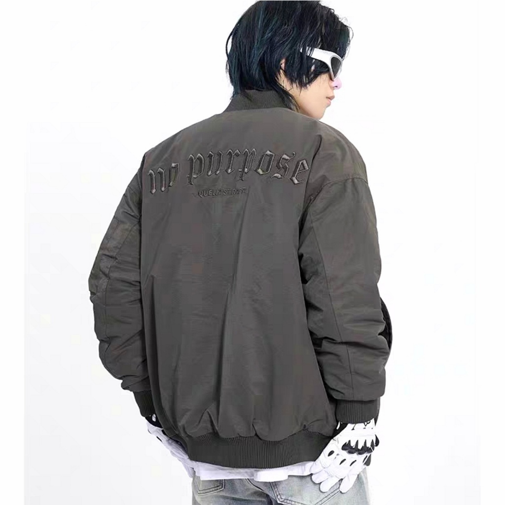 Esea Áo Khoác Bóng Chày Tay Dài Màu Trơn Đơn Giản Thời Trang harajuku Nhật Bản Cho Nam Và Nữ