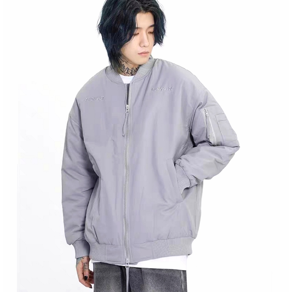 Esea Áo Khoác Bóng Chày Tay Dài Màu Trơn Đơn Giản Thời Trang harajuku Nhật Bản Cho Nam Và Nữ