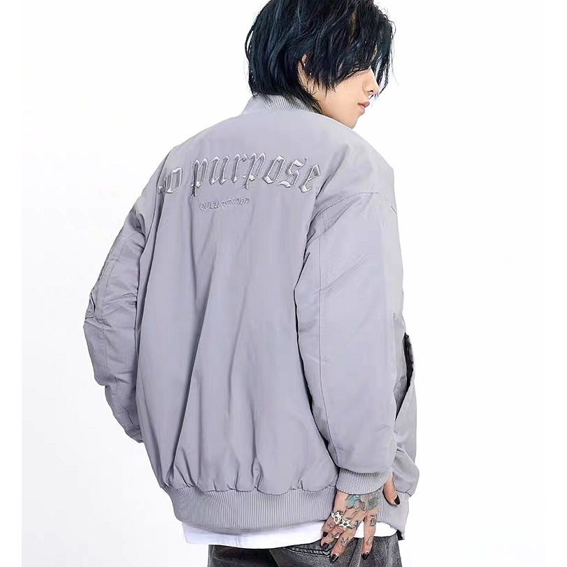 Esea Áo Khoác Bóng Chày Tay Dài Màu Trơn Đơn Giản Thời Trang harajuku Nhật Bản Cho Nam Và Nữ