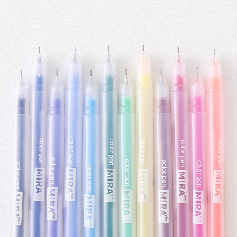12 Cái/Bộ Màu Bộ Bút Gel Macaron Kawaii Bi Bút Bút Tranh Bút Hàn Quốc Văn Phòng Phẩm Đồ Dùng Học Tập Cho Học Sinh Sinh Viên