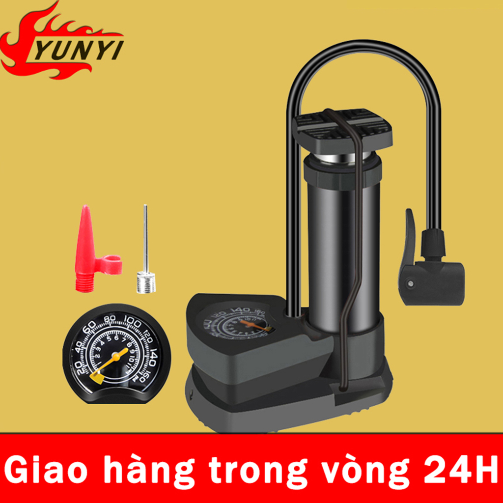 Bơm Xe Đạp 140psi Có Đồng Hồ Áp Suất 3001013