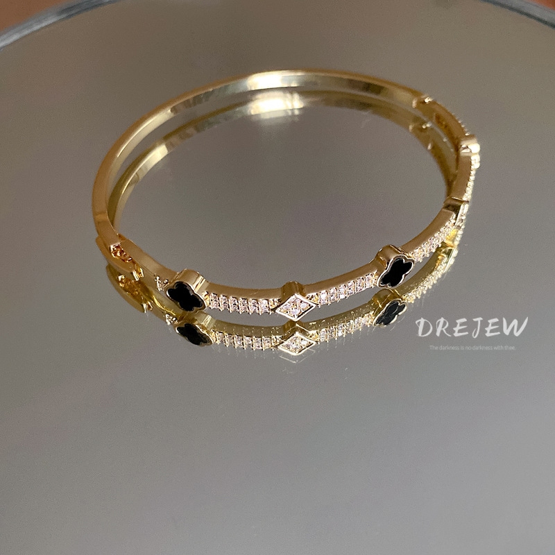 Vòng Tay Mạ Vàng 14k Đính Đá zircon Sang Trọng Thời Trang Cao Cấp Cho Nữ