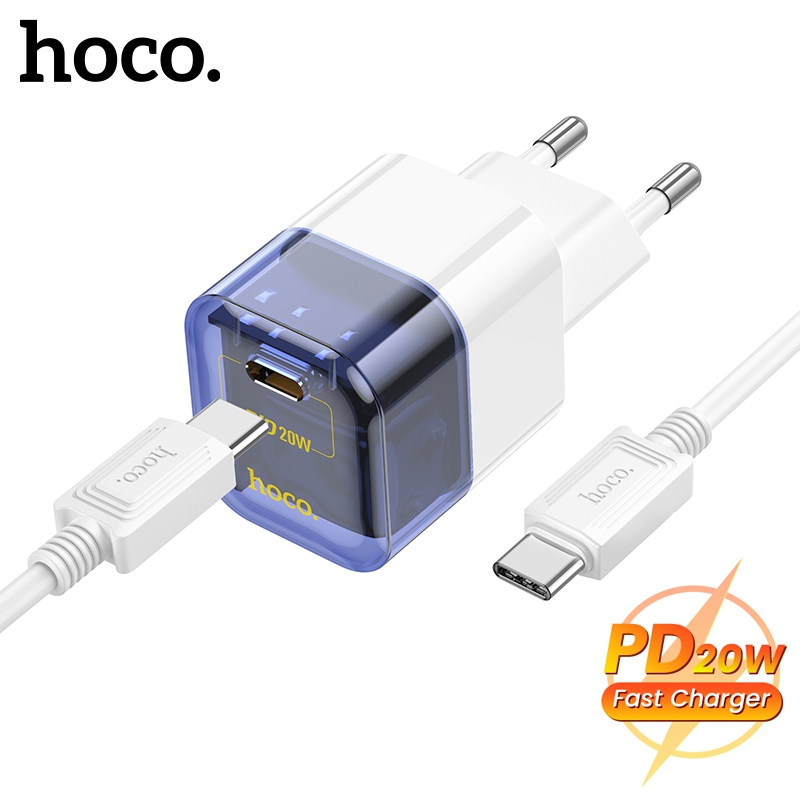Bộ Sạc Nhanh hoco c125a 20w usb c pd 3.0 Có Thể Gập Lại Tiện Dụng Cho samsung pad mi