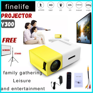 Máy ChiếU mini y300 hd 1080p led Cho ĐiệN ThoạI android