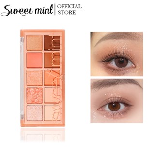   Hàng mới về  SWEET MINT Bảng Phấn Mắt 10 Màu Sắc Tông Lì   Hiệu Ứng Ngọc Trai Chống Thấ 