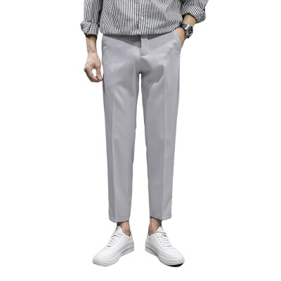 Mới Quần Tây Dài Màu Đen Thiết Kế Sang Trọng Cho Nam