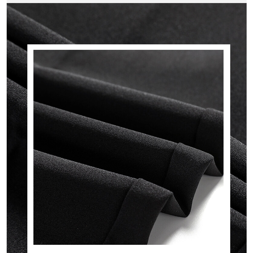 Mới Quần Tây Dài Màu Đen Thiết Kế Sang Trọng Cho Nam