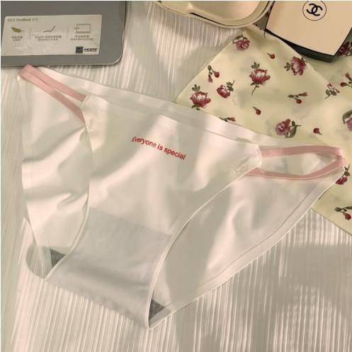 Quần lót in  chữ cái,Thoải mái liền mạch rỗng quần lót,Sexy Women's Underwear,Quần lót nữ
