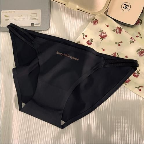 Quần lót in  chữ cái,Thoải mái liền mạch rỗng quần lót,Sexy Women's Underwear,Quần lót nữ