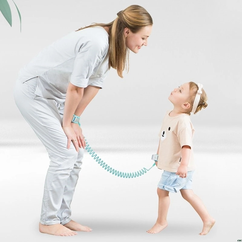 Dây Đai Chống Lạc Cho Bé, Dây Dắt Trẻ Em Đi Dạo Chống Đi Lạc Lõi Thép, Chống Xoắn, Có Khóa An Toàn