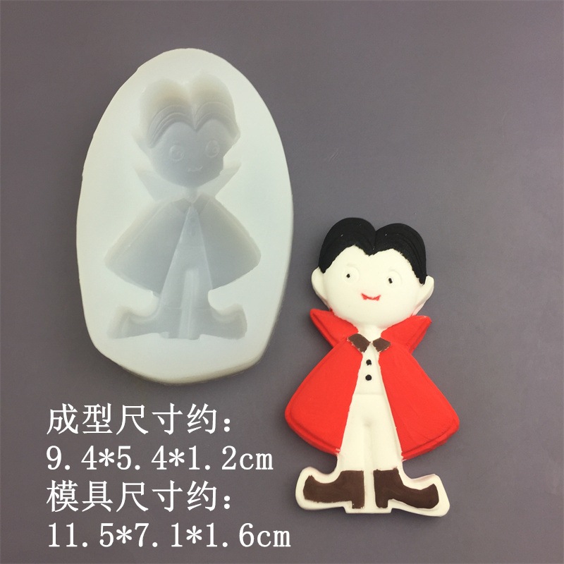 Khuôn silicone Làm Bánh Hình Nhện / Dơi / Quả Bí Ngô Trang Trí halloween