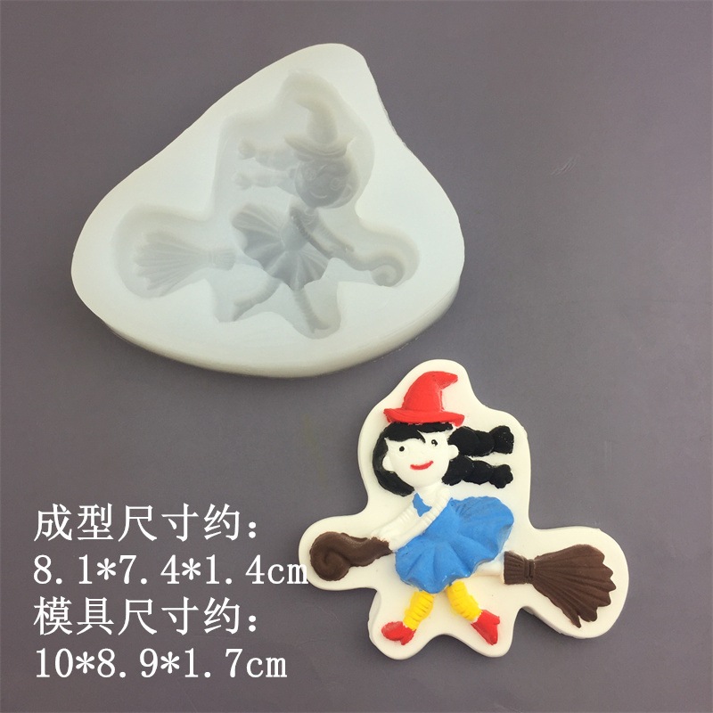Khuôn silicone Làm Bánh Hình Nhện / Dơi / Quả Bí Ngô Trang Trí halloween