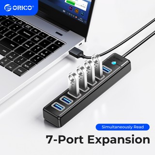 Orico USB 3.0 HUBs Bộ chia HUB đa tốc độ cao 7 cổng Thiết bị sạc máy tính mở rộng (PW7U)