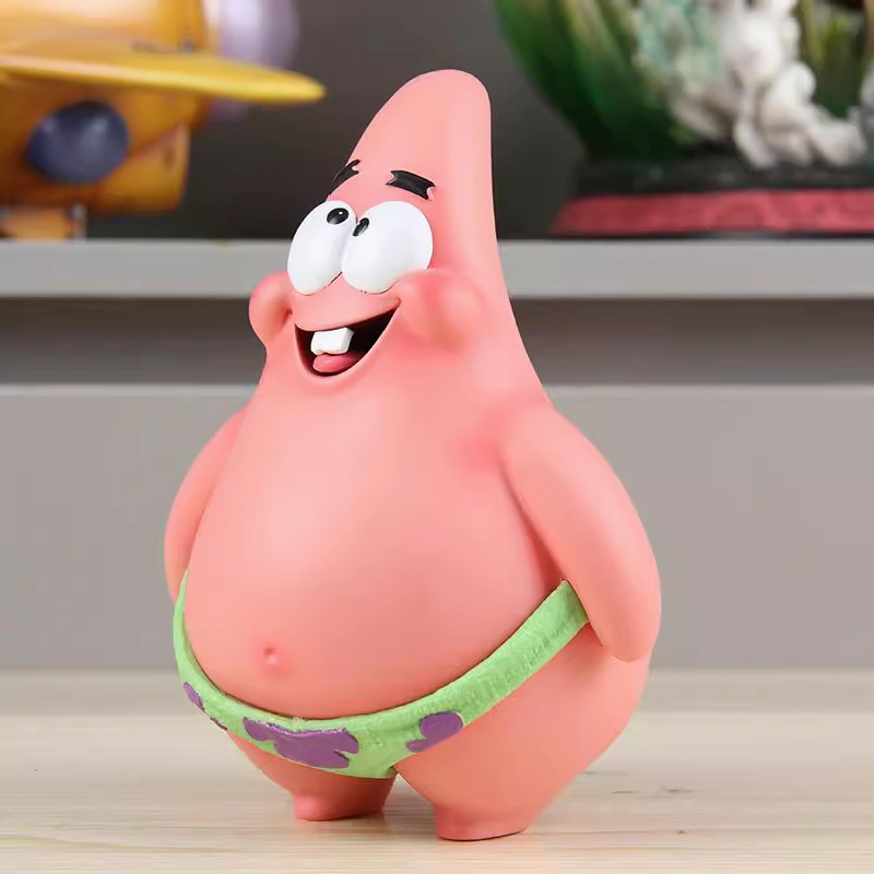Mô Hình Nhân Vật Phim Hoạt Hình spongebob squarepants 10cm Bằng pvc Trang Trí Bàn Làm Việc