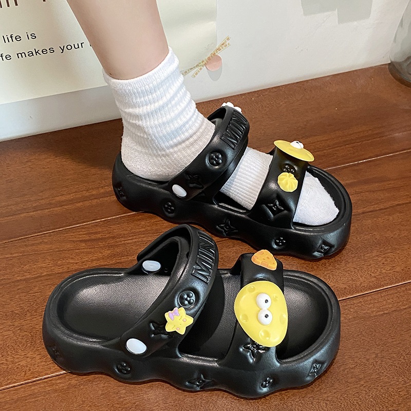 Dép Sandal Đế Dày Bằng EVA Chống Trượt Thời Trang Mùa Hè Cho Nữ