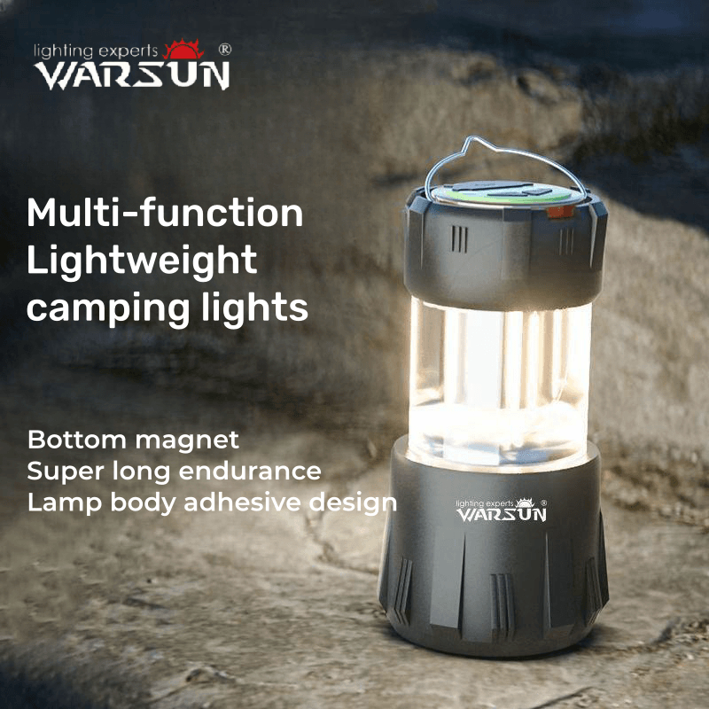 Warsun Đèn led Cắm Trại y97 2000 lumens Sạc Pin Từ Tính Tiện Dụng