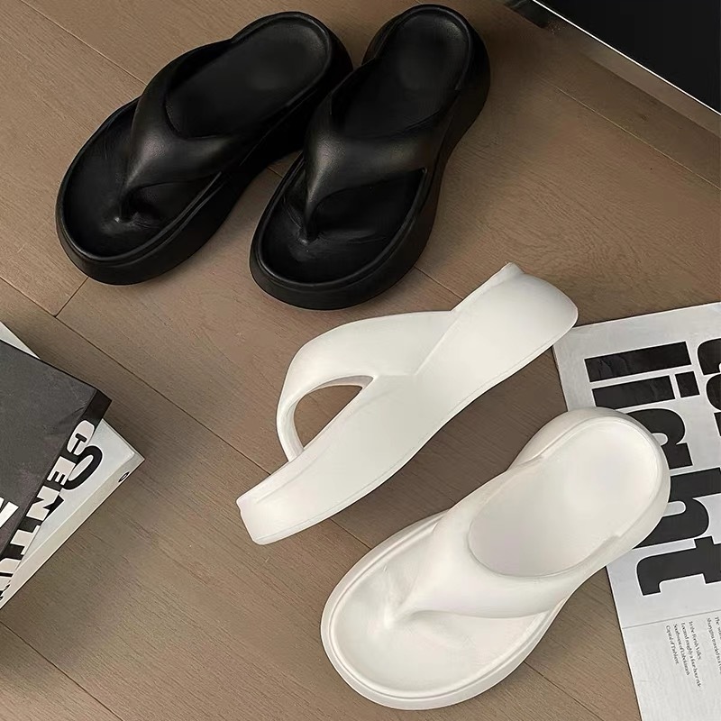 MOCHO dép nữ đế cao dép bánh mì thời trang 2023 NEW FBT23904SU 36Z230906