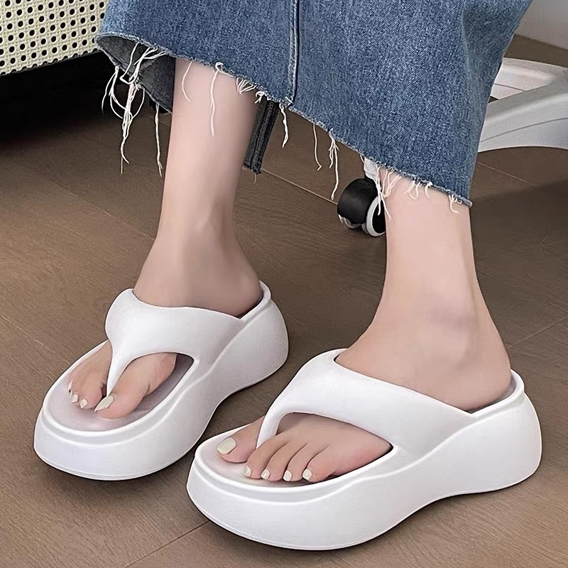 MOCHO dép nữ đế cao dép bánh mì thời trang 2023 NEW FBT23904SU 36Z230906