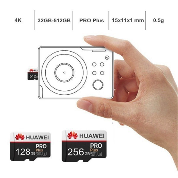 HUAWEI Đầu Đọc Thẻ Nhớ micro sd class10 1tb 512gb 256gb 128gb Chất Lượng Cao
