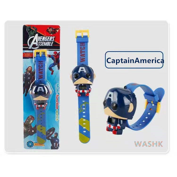 Đồng Hồ Đeo Tay Hoạt Hình iron man Dành Cho Trẻ