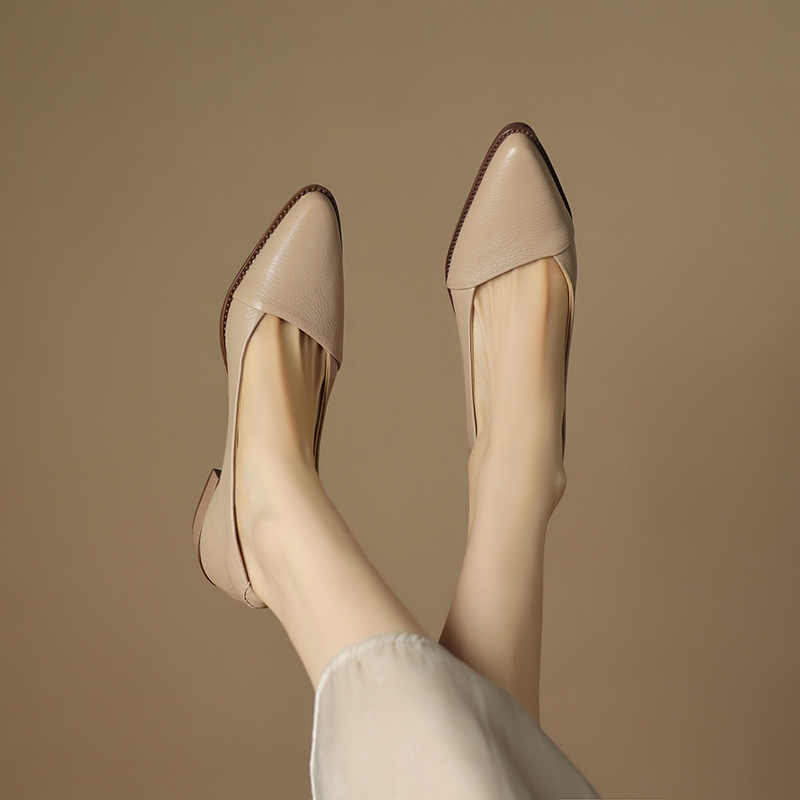 HONGXINJIE Giày Cao Gót Mũi Nhọn GIÀY SANDAL Thời Trang Mới 2023 Cho Nữ B95G08V 35Z230831