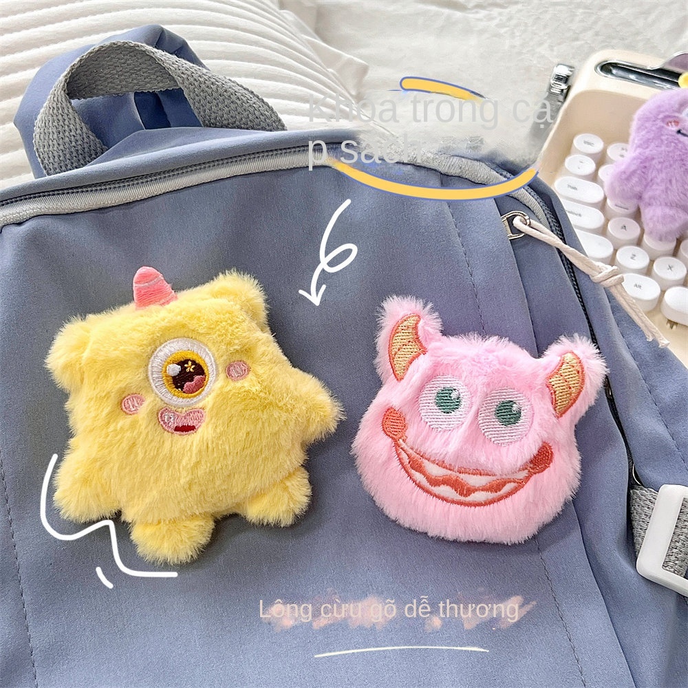Plus Trâm Cài Áo Hình Quái Vật Ba Mắt Nhồi Bông Đáng Yêu