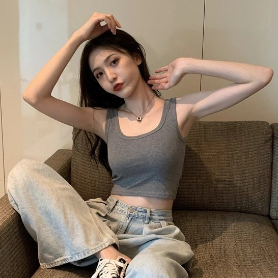 Áo Croptop Sát Nách Thời Trang Trẻ Trung Cho Nữ
