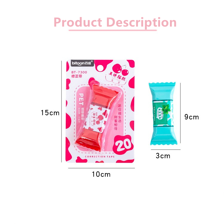 Dễ Thương Bút Xóa Kéo Hình Kẹo Xinh Xắn 3.5M