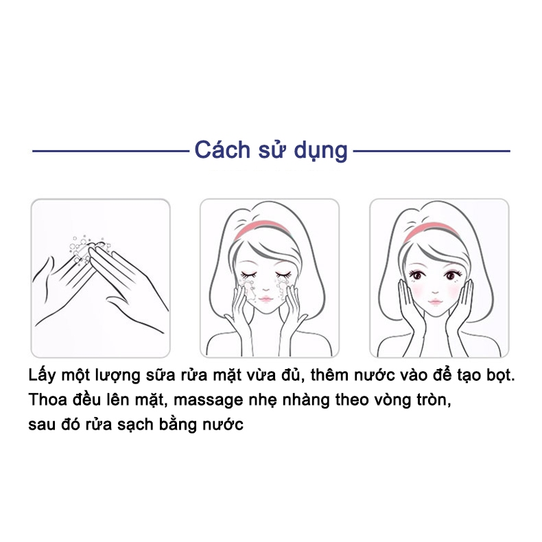 Sữa rửa mặt axit amin YIMIAOSI 500g