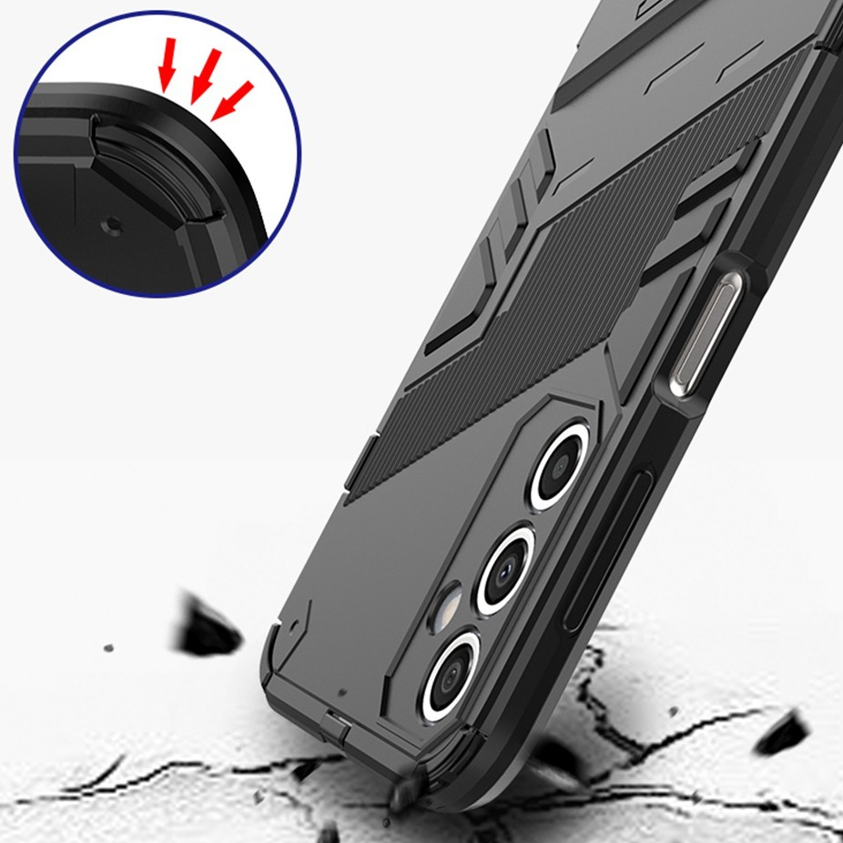 Cứng Ốp Điện Thoại Nhám Có Giá Đỡ Bảo Vệ Cho samsung galaxy a04e a04s a14 a24 a25 a34 a54 hk02